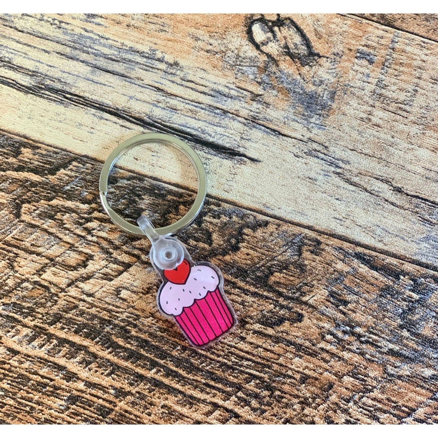 Cupcake Keychain - Hidden Seed Plant Shop